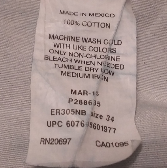 Dickies denim blue Jean shorts, size 34 - Picture 3 of 3